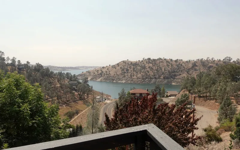 Wide open view over Millerton from the deck — room to breathe